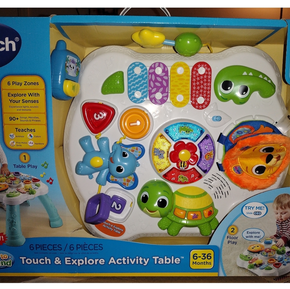 VTech Touch and Explore activity table